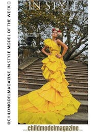 Marigold Sea Of Ruffles Gown