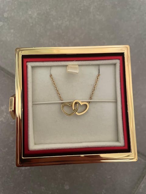 Coffret Rose Éternelle et Collier Personnalisé