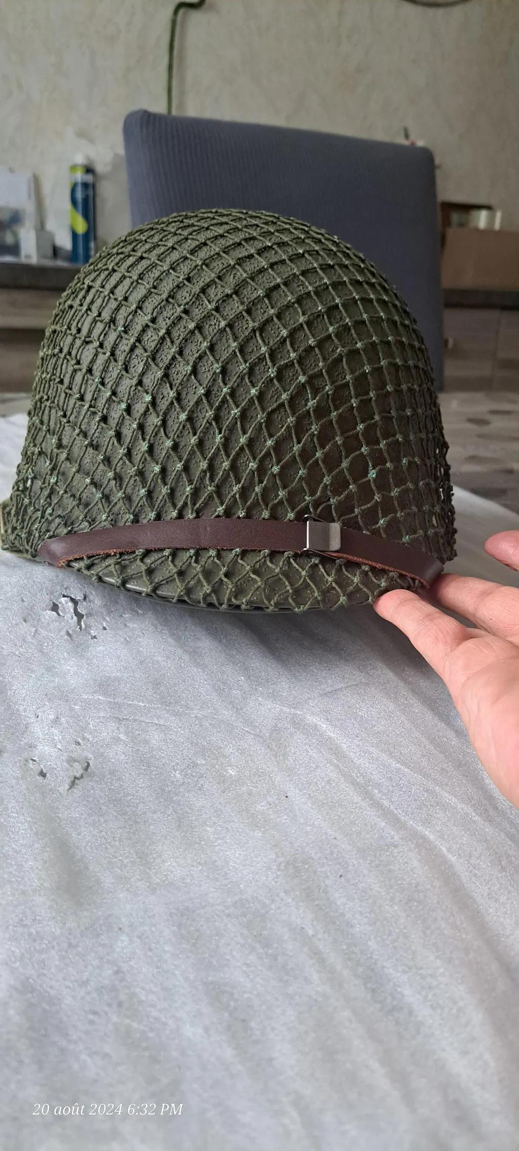 Mug émail Blanc 29th Infantry Division - Mon Casque M1