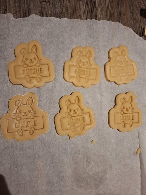 Emporte-pièce animaux de la forêt personnalisable avec prénom