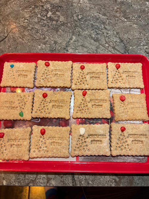 Emporte-pièce "Joyeuses Fêtes" - horizontal