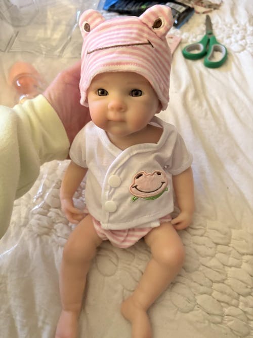 30cm Full Silicone Bettie Reborn Baby Girl in Pink Clothes
