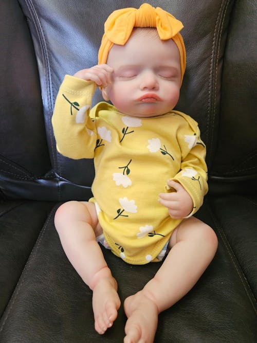 20 Inches Lifelike Rosalie Reborn Dolls Girl In Yellow Clothes