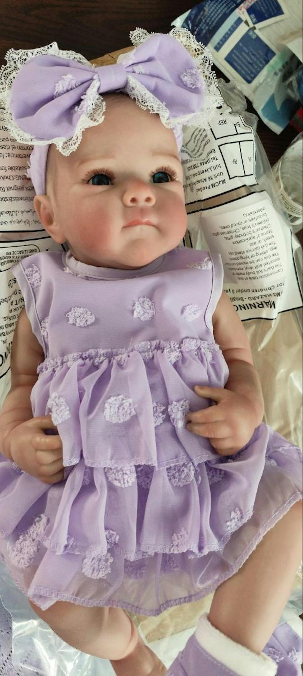 45cm Open Eyes Reborn Doll Twin Sisters In Dress-Bettie