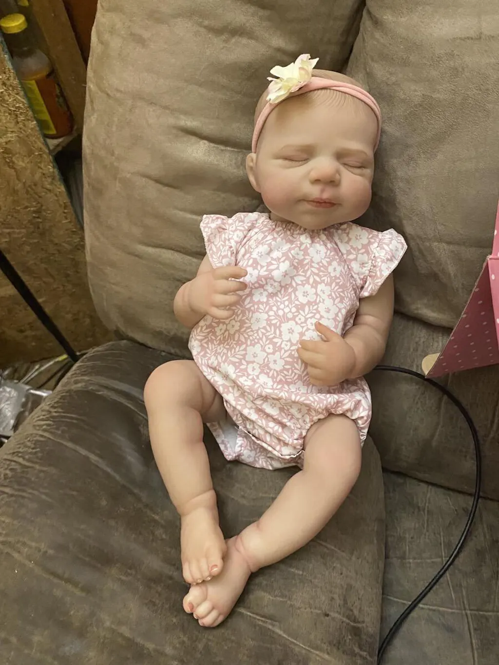 19 inch Quintina Realistic Sleeping Reborn Doll-Pasacle
