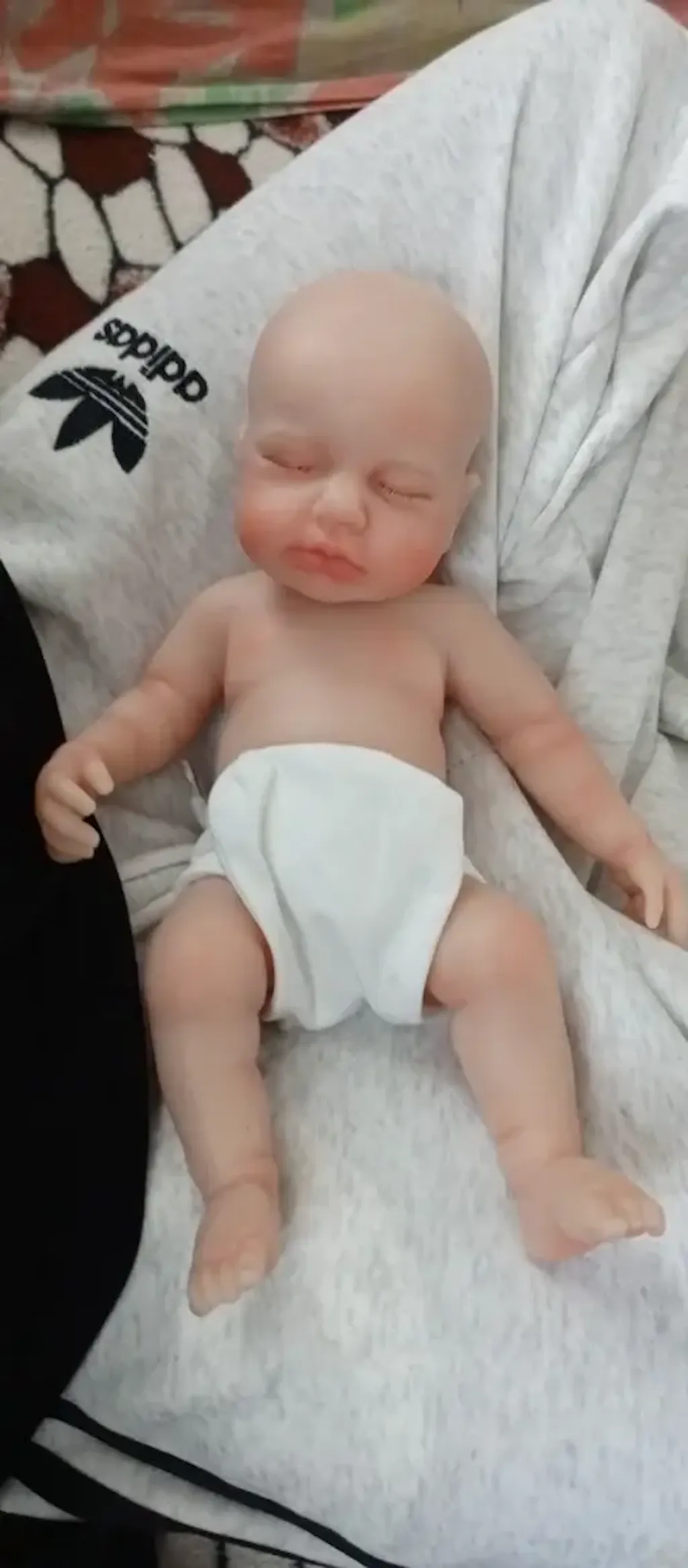 30cm Lifelike Full Silicone Asleep Reborn Doll Girl-Loulou