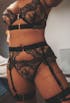 Obsidia Lingerie & Garter Set