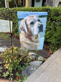 Personalized Best Pet Photo Garden Flag