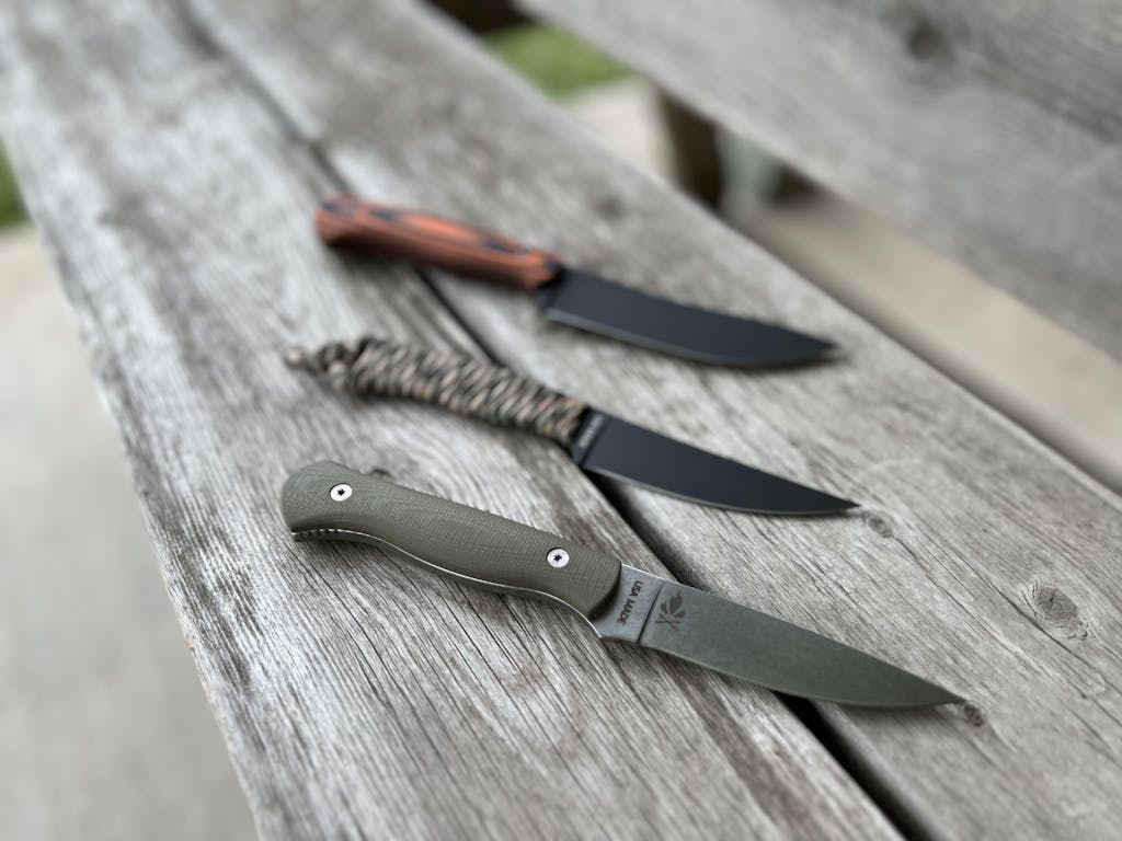 THE FIELDCRAFT SURVIVAL KNIFE OLIVE Montana Knife Company