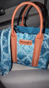 Wrangler Canvas Tote Bag with Guitar Crossbody Strap – The Purple Spur