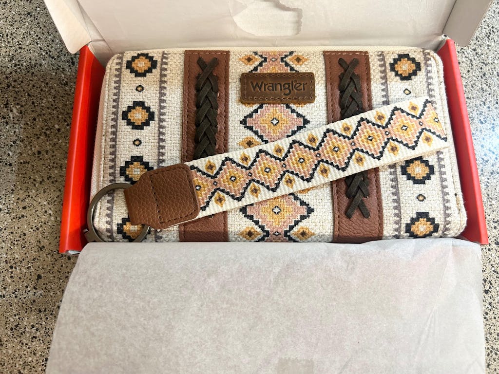 Wrangler Aztec Dual-Sided Print Wallet