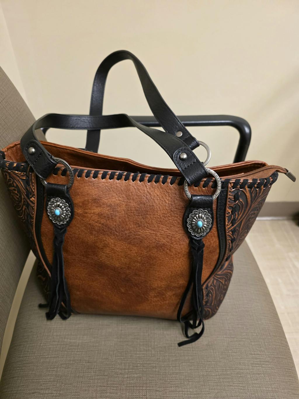 Wrangler Polka Dot Concealed Carry Tote Purse