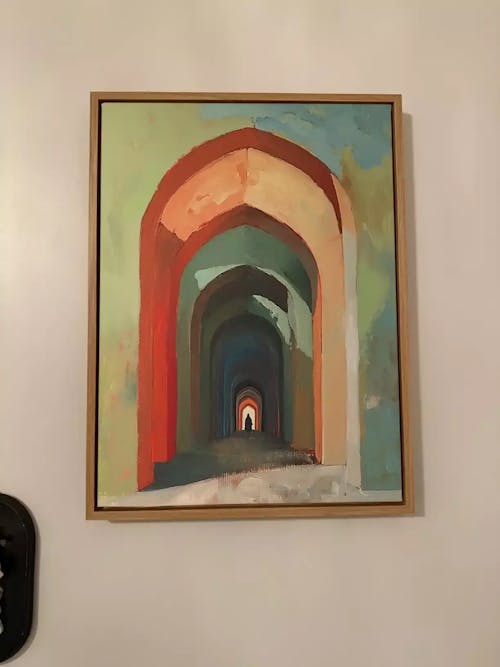 PASSAGE: Architectural Oil Painting with Warm Tones