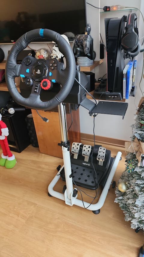 Soporte plegable para Volante de Carreras con Palanca de Cambios