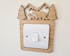 Wooden Bear and Baby Bear Light Switch Surround