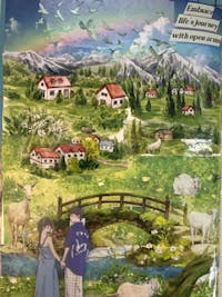 【BOBOYU】Wind Over the Green Fields Landscaping Tape