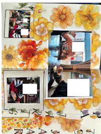 Whispers of Blossoms Flower PET Sticker