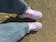 Pastel Pink Preppy Sneakers
