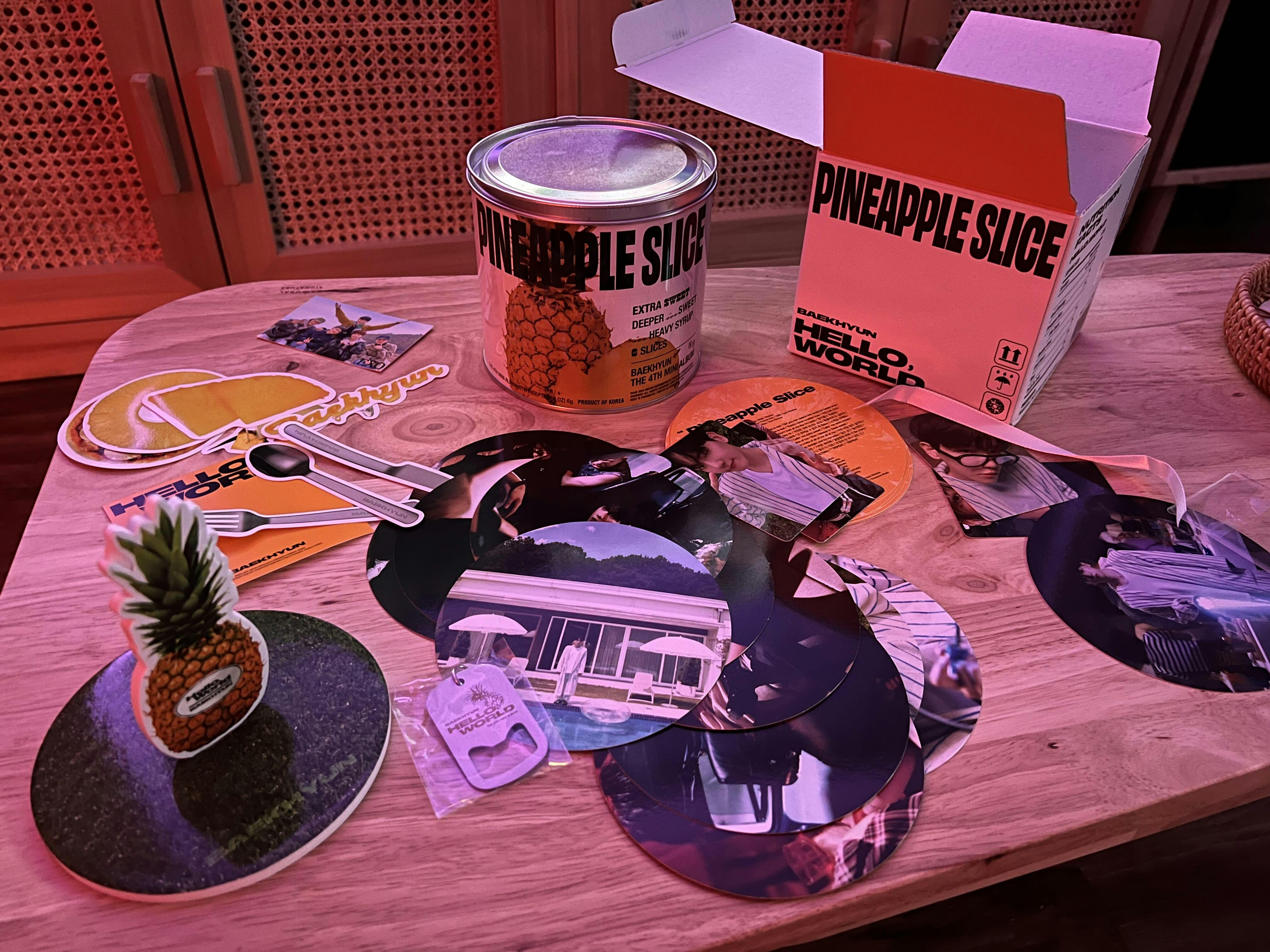 BAEKHYUN - HELLO, WORLD (Pinneaple Ver.)