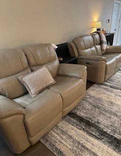 Crew Power Reclining Loveseat With Adjustable Headrest And Lumbar