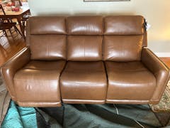 Alister Power Glider Reclining Sofa With Adjustable Headrest And Lumbar in Sedona