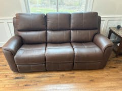 Henry Power Reclining Sofa With Adjustable Headrest And Lumbar Support