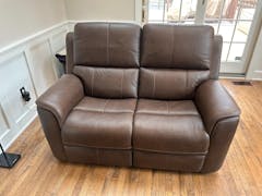 Henry Power Reclining Loveseat With Adjustable Headrest And Lumbar Support