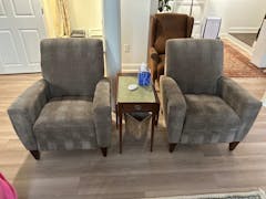 Scarlett High Leg Recliner In Indigo