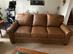 393 Series Leather Sofa