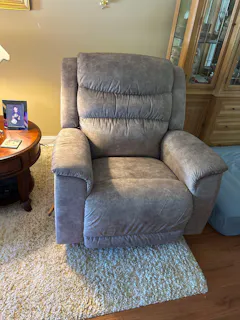 Redwood Rocker Recliner In Mushroom