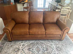 393 Series Leather Sofa