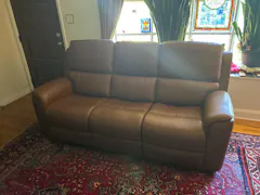 Henry Power Reclining Sofa With Adjustable Headrest And Lumbar