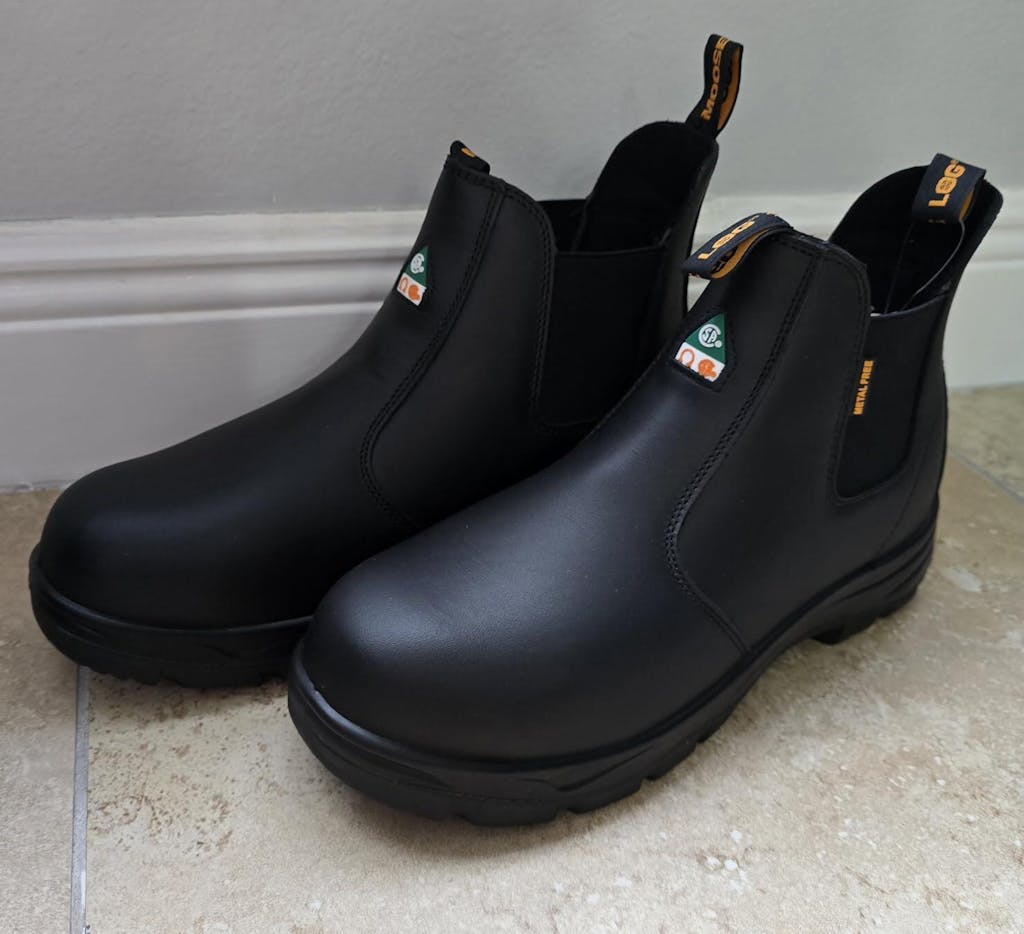 Men's CSA ASTM Composite Toe Chelsea Work Boots - Timber Black