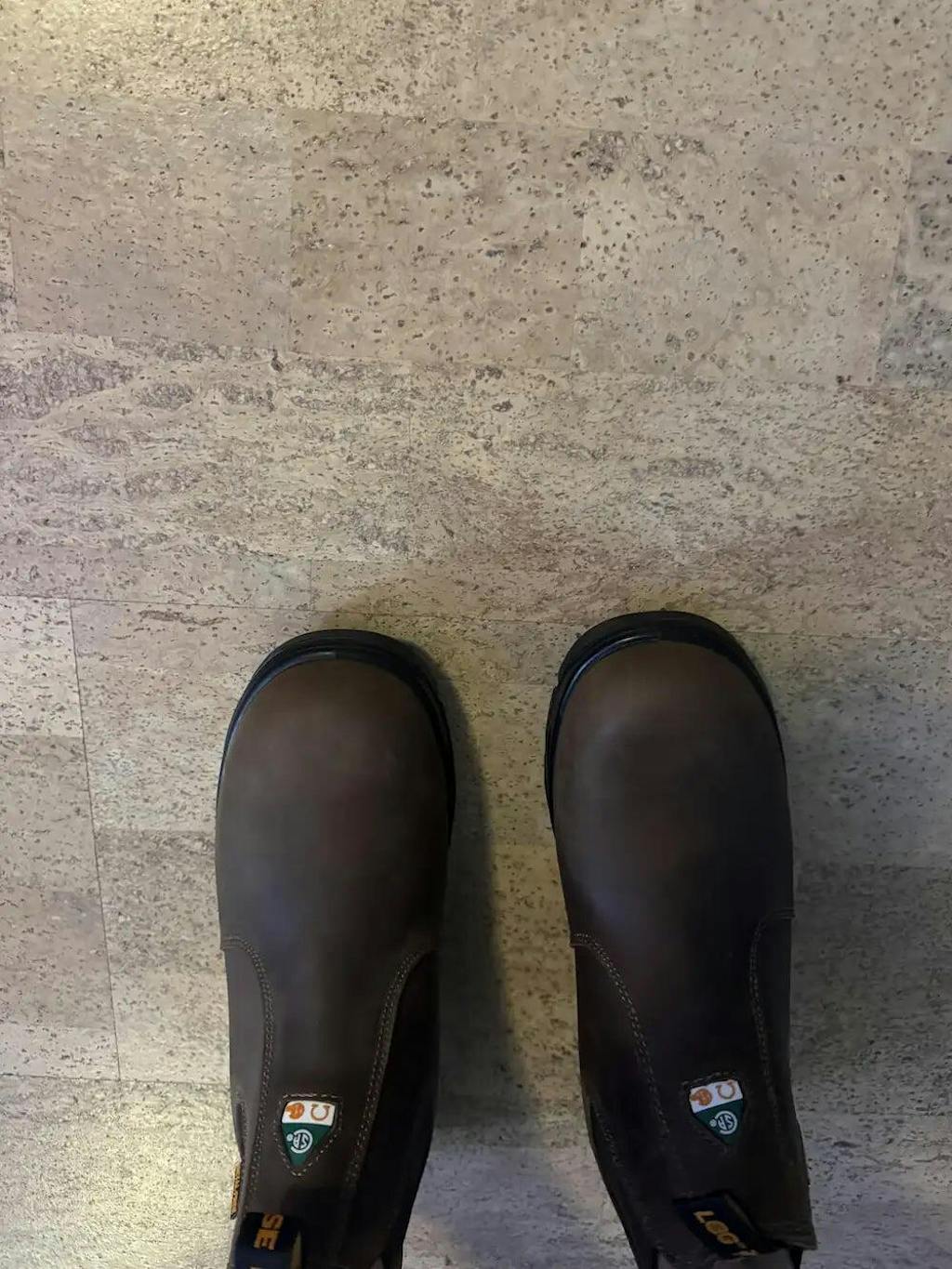 Men's CSA ASTM Composite Toe Chelsea Work Boots - Timber Black