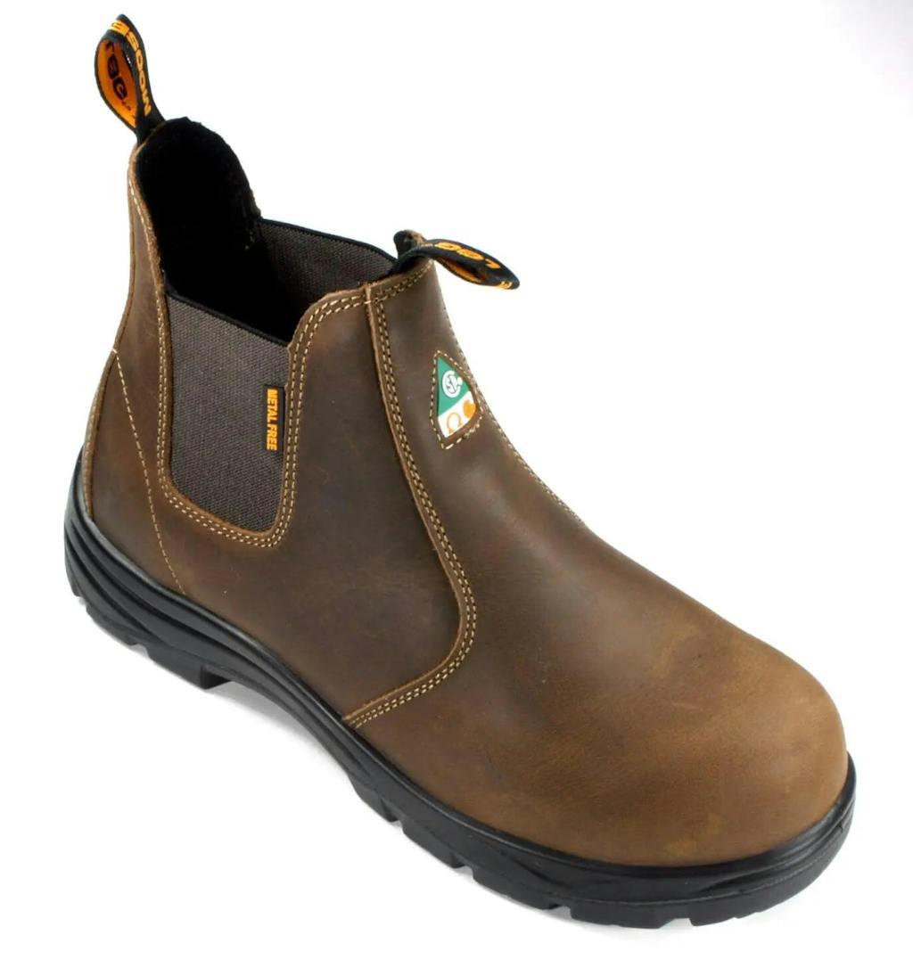 Men's CSA ASTM Composite Toe Chelsea Work Boots - Timber Black