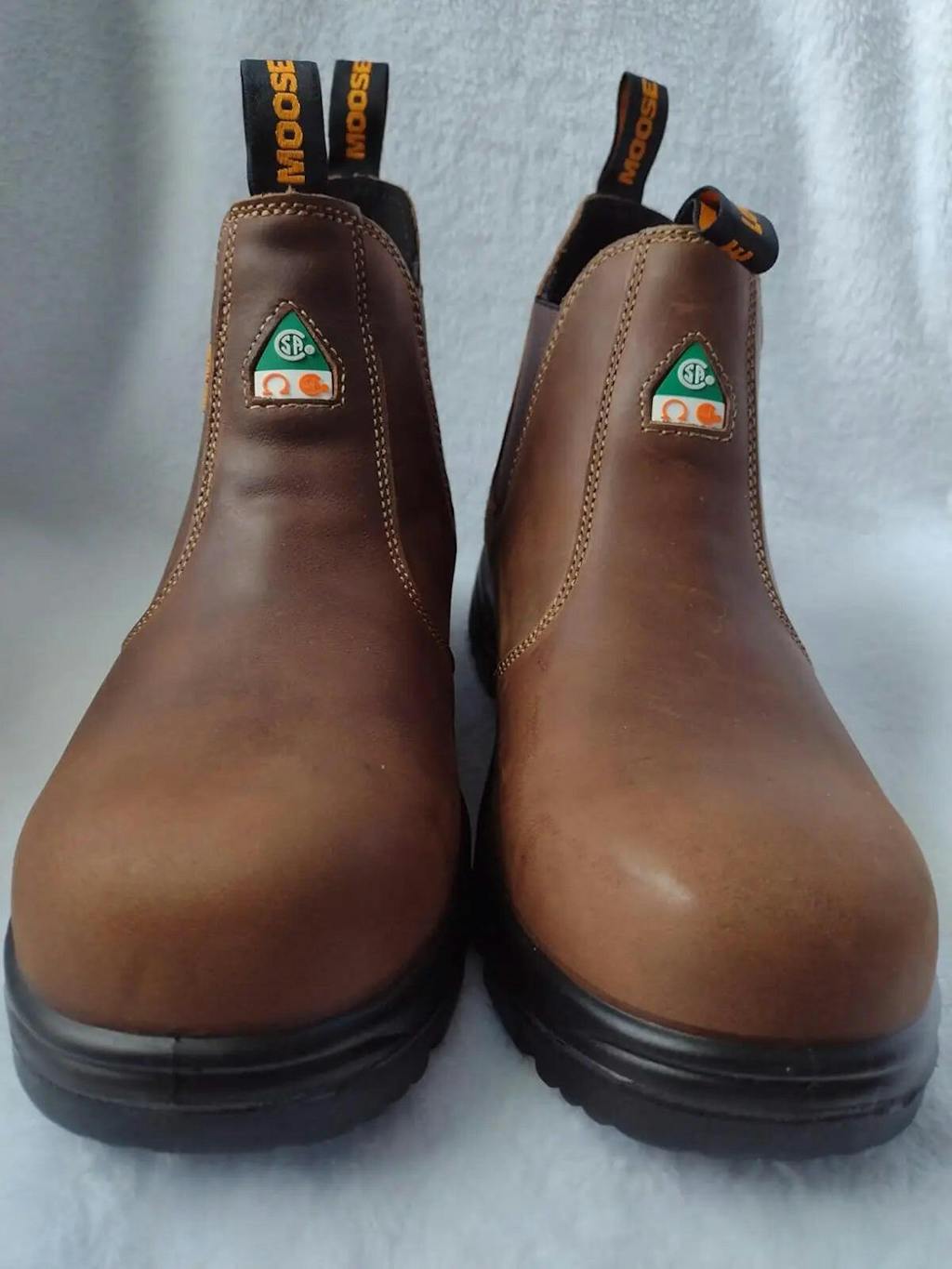 Men's CSA ASTM Composite Toe Chelsea Work Boots - Timber Black