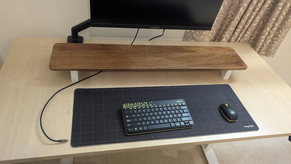 Geometrical Lines & Dots Desk Mat, Desk Pad, Mouse Pad