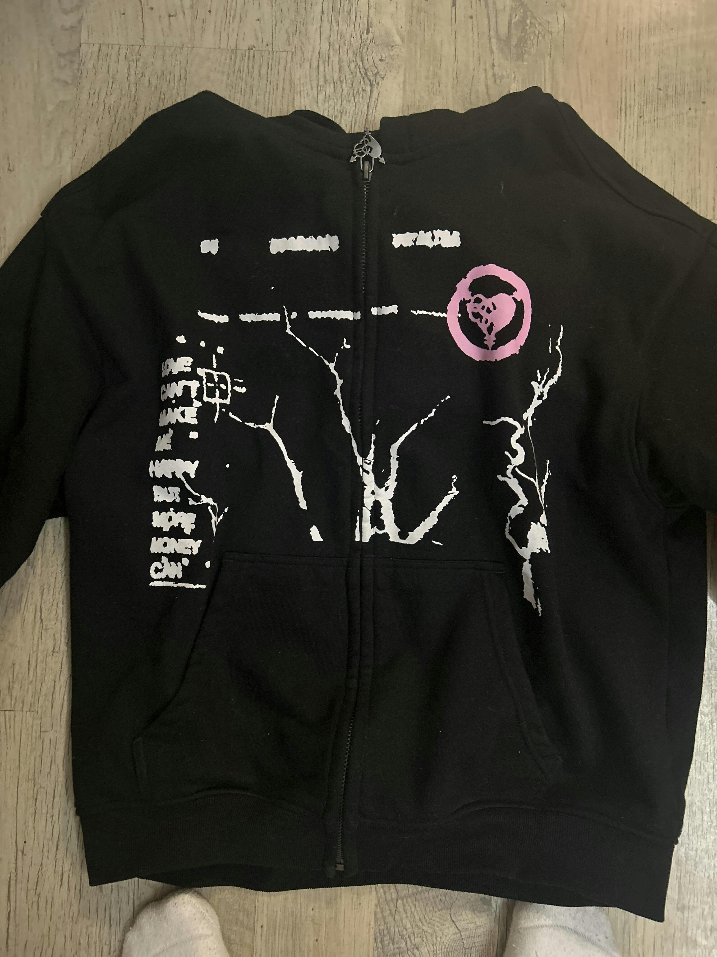 moery ペアルック MONEY ROOTED ZIP BLACK