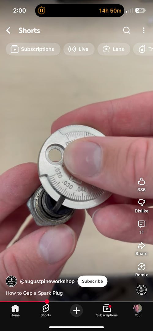 NGK Ruthenium 1 Step Colder Spark Plugs HX LTR7BHX 95605 (Single Plug)