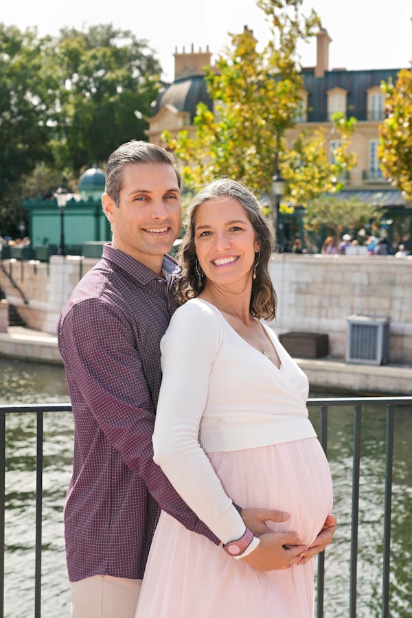 Rosette Surplice Sweater Top