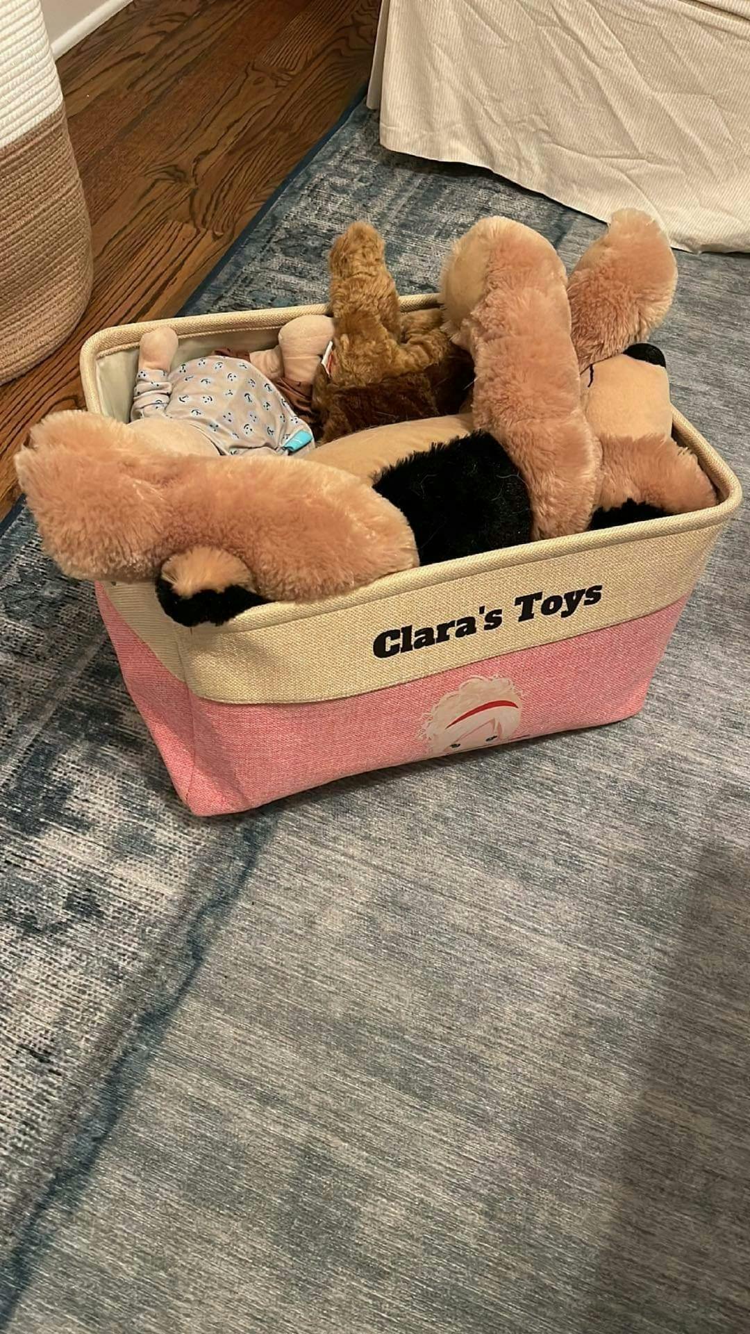 mostly pillows toy box