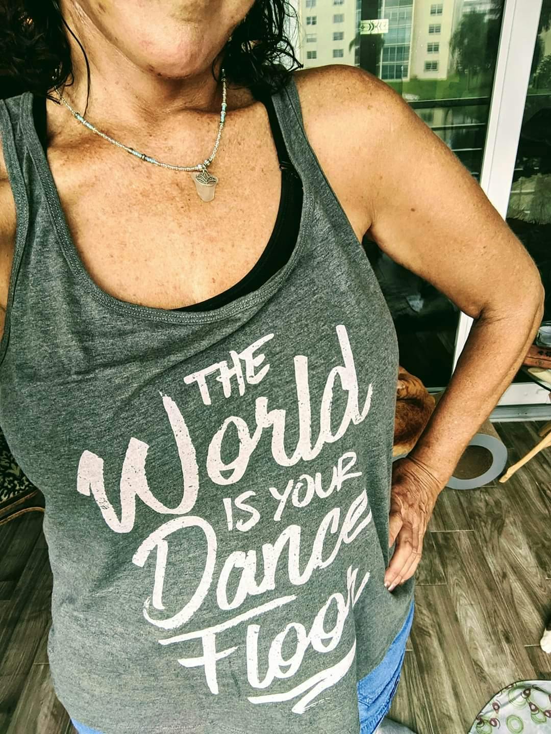 新作♪ズンバ The World Is Our Dance Floor Crop Top-Oatmeal Dance Floor Is my Canvas Crop Top – Zumba Wear | STRONG iD