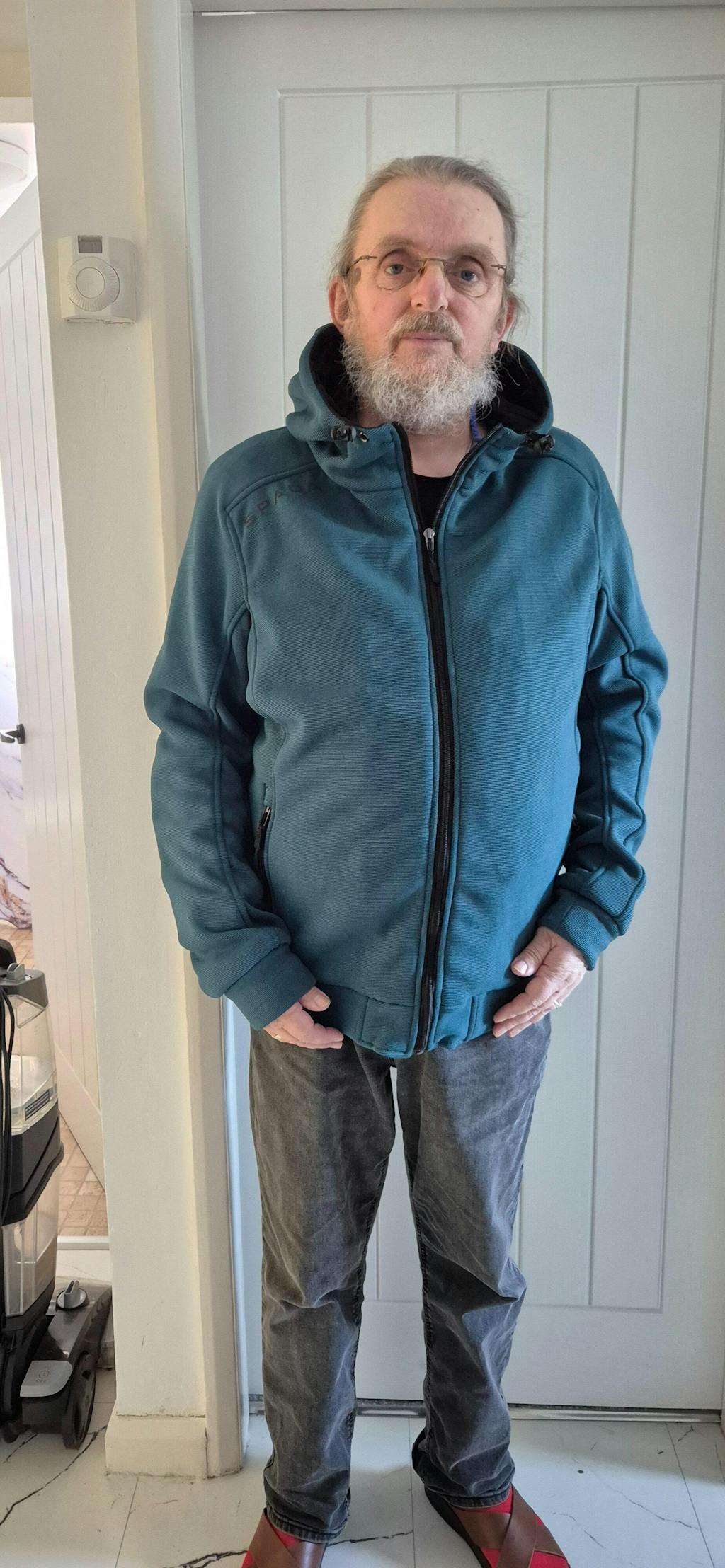 Spada Blade Zip CE Hoodie Coral Blue