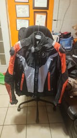 Chamarra Con Protecciones Immortale Ventus Rojo