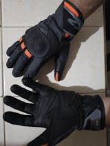 Guantes Vel Ls2 Air Raptor Azul Naranja