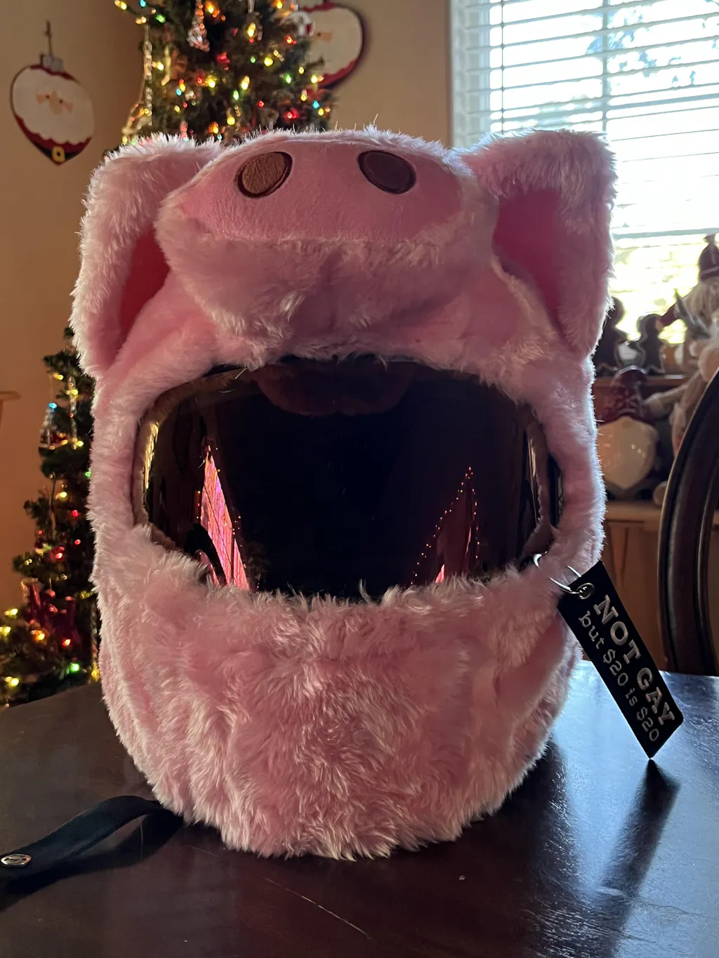 Motorcycle Helmet Cover - Pig - Moto Loot Motorcycle Helmet Cover - Pig - Moto Loot