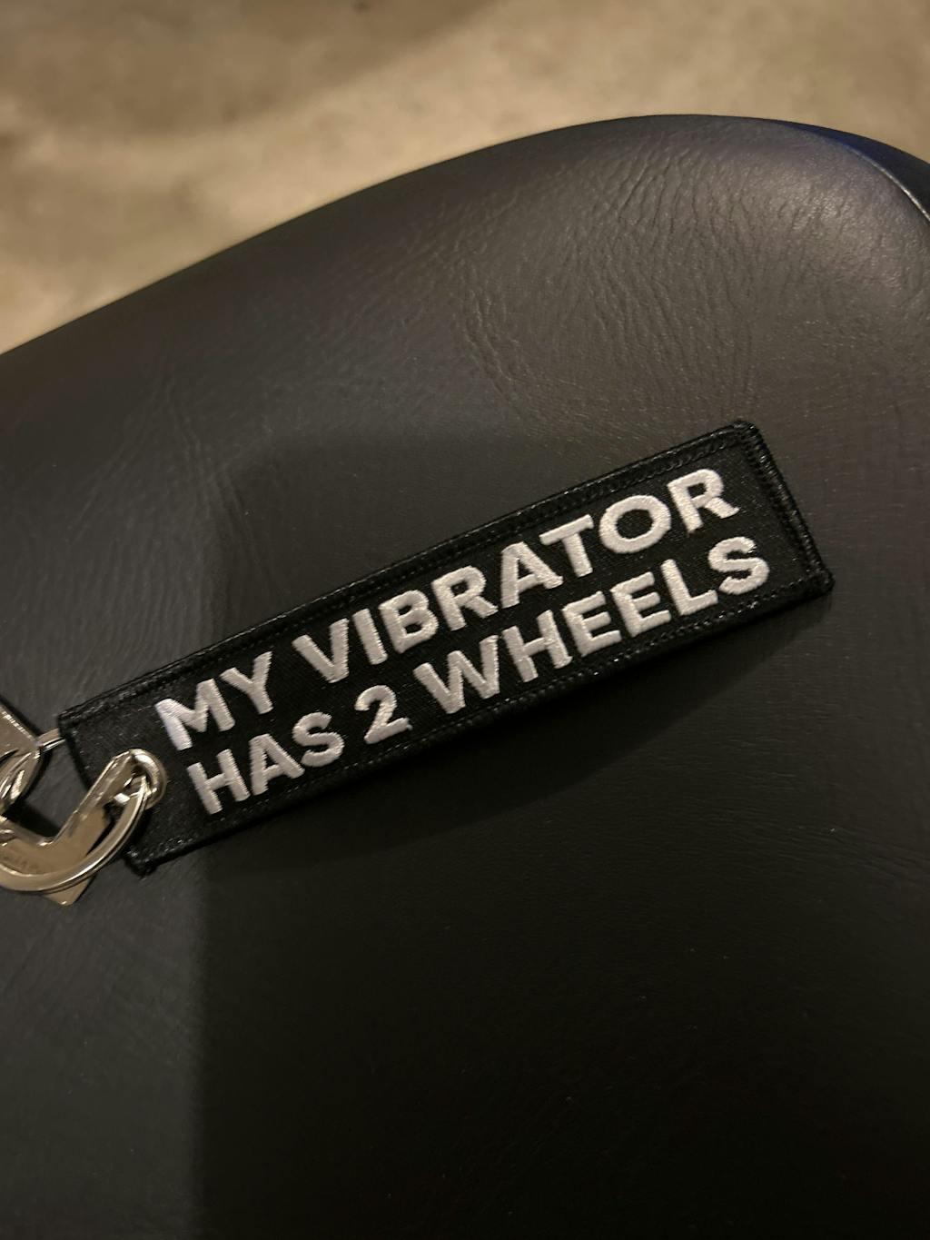 My Vibrator Has 2 Wheels Motorcycle Keychain Moto Loot 7467