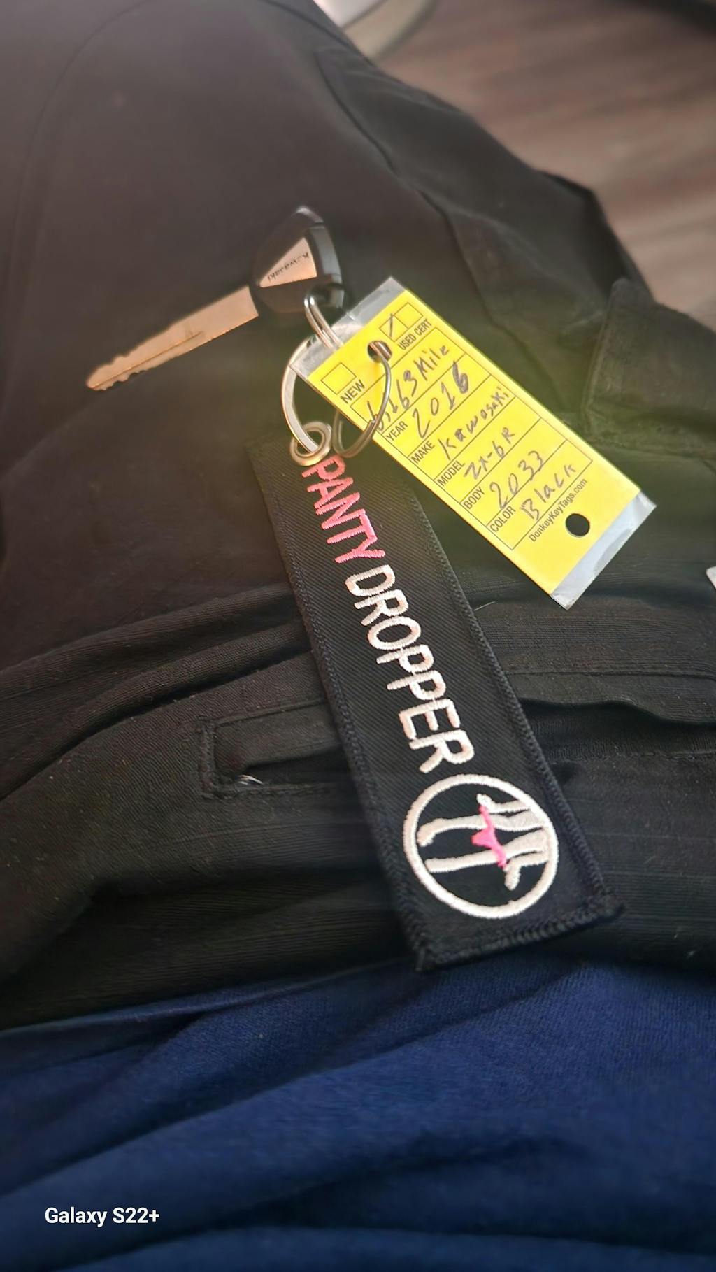 Panty Dropper Motorcycle Keychain Moto Loot