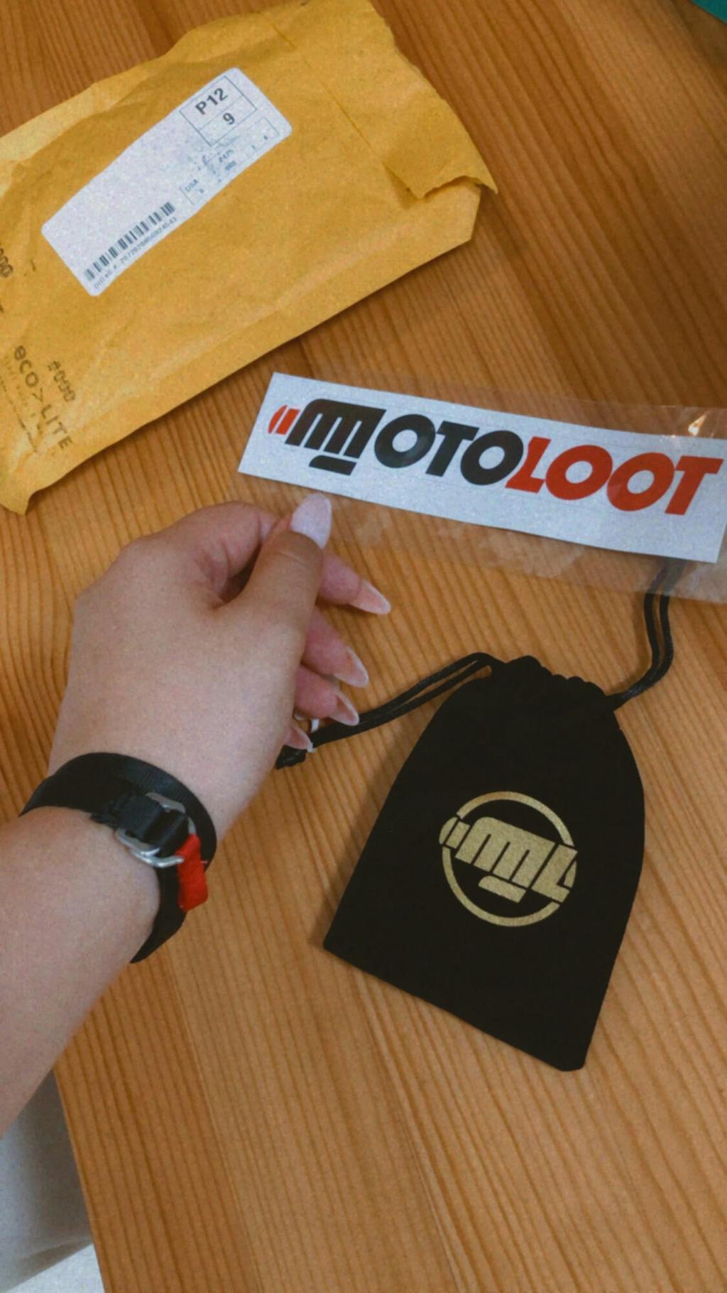 Motorcycle Helmet Strap Double Wrap Bracelet Moto Loot