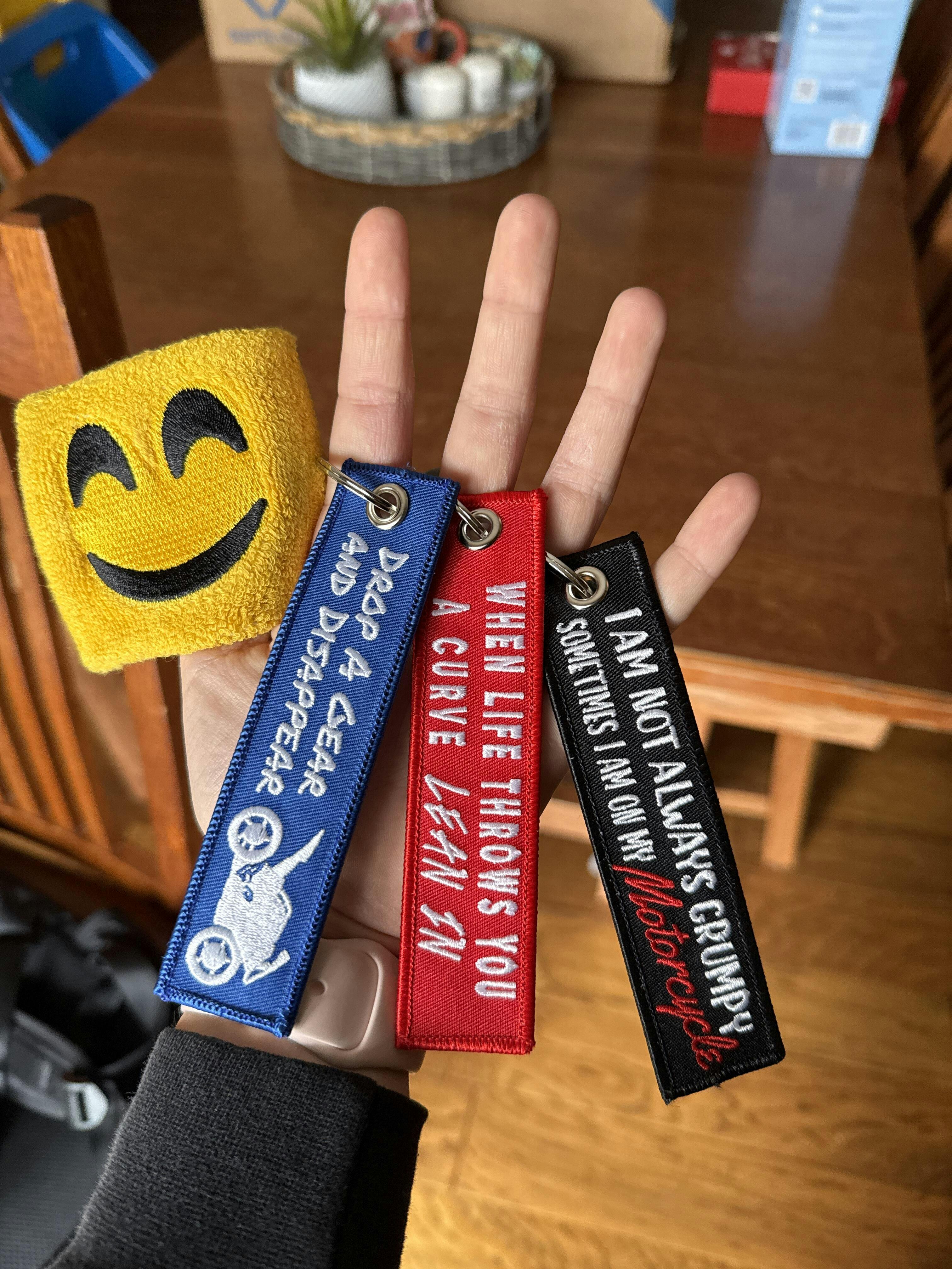 Not Always Grumpy - Motorcycle Keychain - Moto Loot